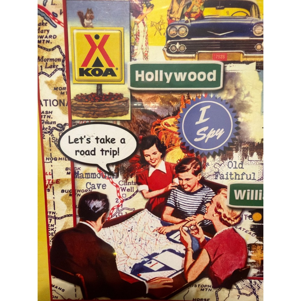 SunsOut 1000 Pc Puzzle Are We There Yet Kate Ward Thacker KOA Americana RoadTrip